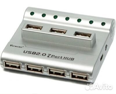 Хаб USB 7 портов, Viewcon