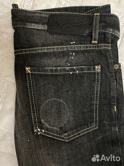 Джинсы dsquared2 черные р.48 Италия оригинал