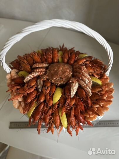 Букет из раков, букет на 23 февраля