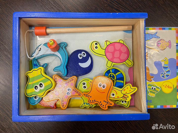 Развивающие деревянные игрушки для малышей разные