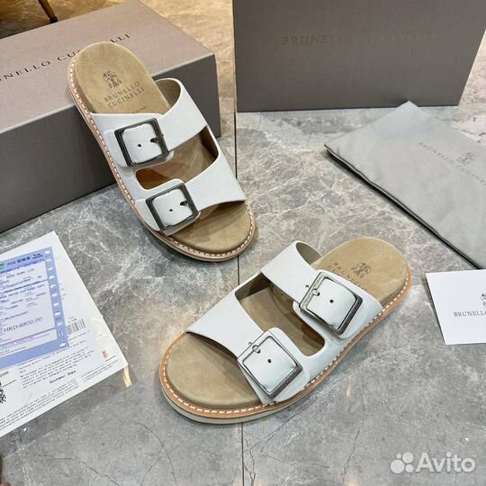 Шлепанцы мужские brunello cucinelli