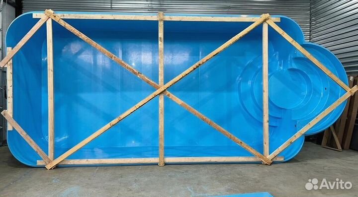 Полипропиленовый бассейн 5x3 м на заказ