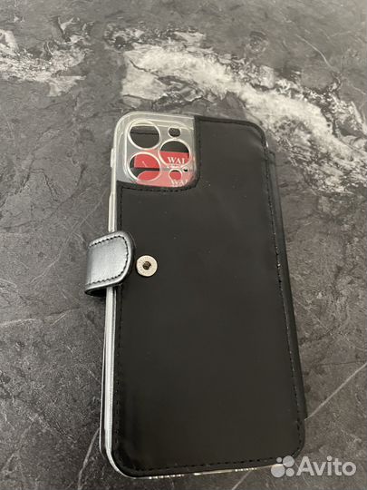 Кожаный чехол-книжка для iPhone 12pro max