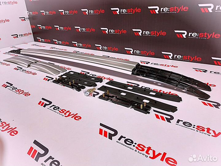 Рейлинги Mitsubishi Outlander с13г Серебро