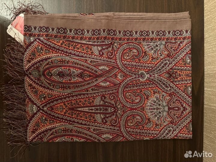 Шарф павловопосадский шерстяной