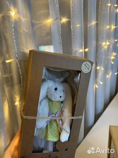 Игрушка зайка ручной работы