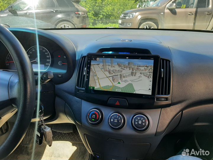 Android магнитола Hyundai Elantra HD, есть Teyes