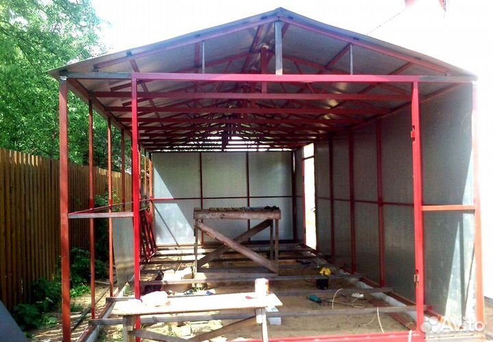 Ангар для грузовых машин / новый