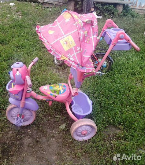 Самокат детский двухколесный бу