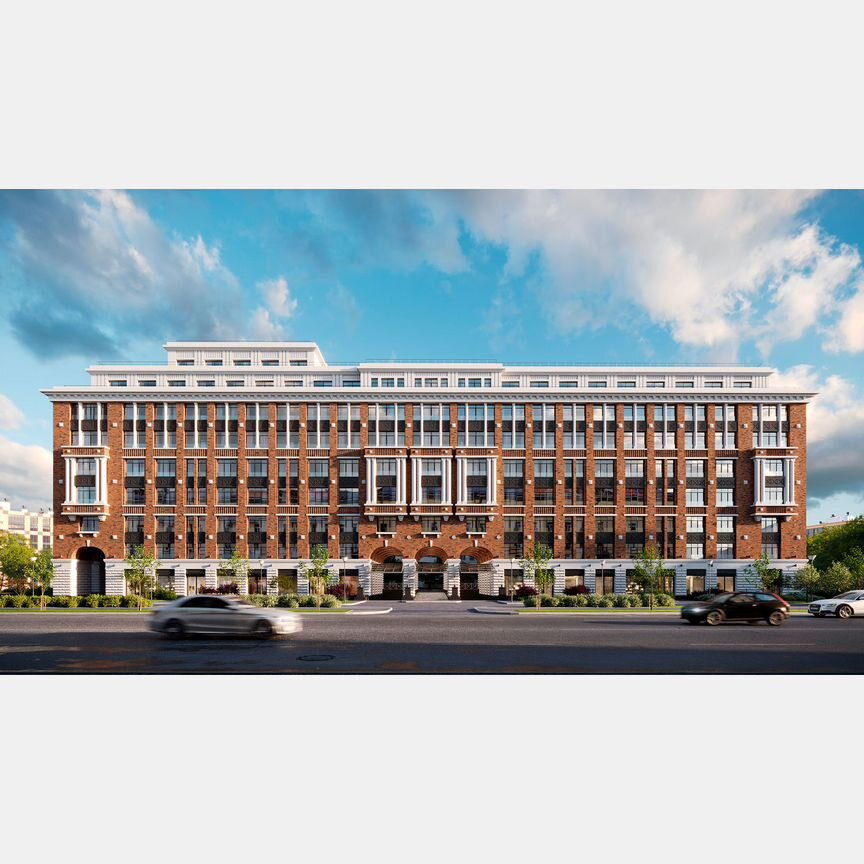3-к. квартира, 93,5 м², 2/9 эт.