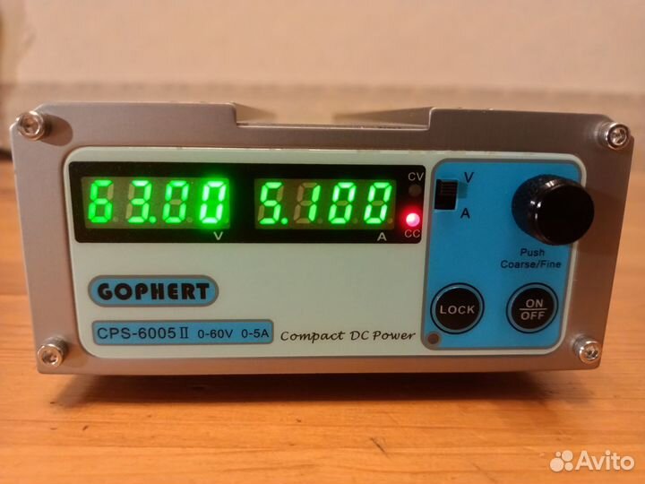 Лабораторный блок питания Gophert 60В 5А