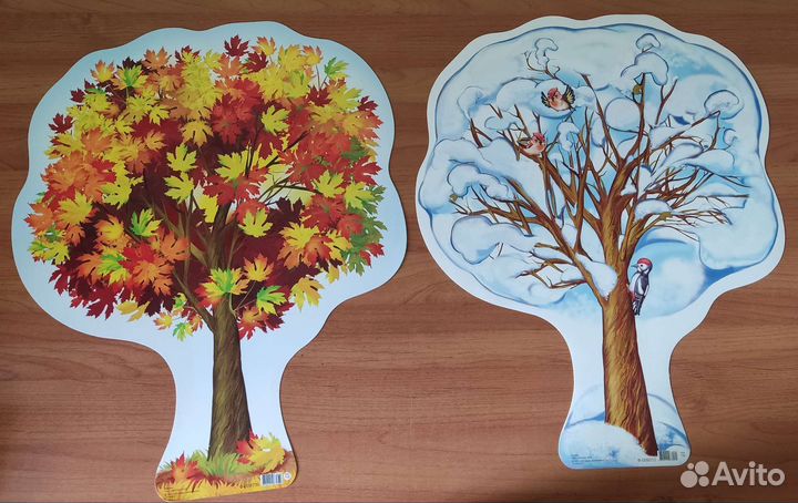 Плакат для детей деревья