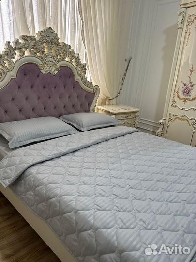 Постельное белье сатин евро