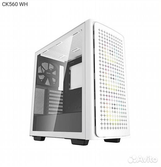 Корпус DeepCool CK560 Miditower Без бп белый, CK56