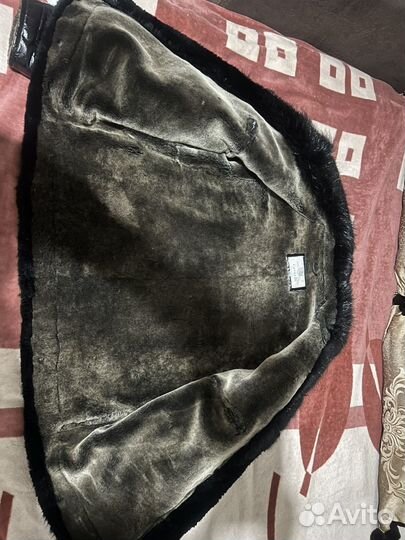 Кожаная куртка с натуральным мехом