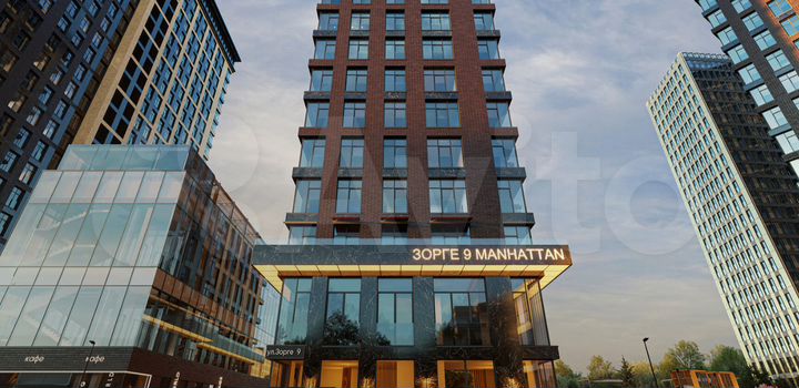 2-к. апартаменты, 56 м², 3/23 эт.