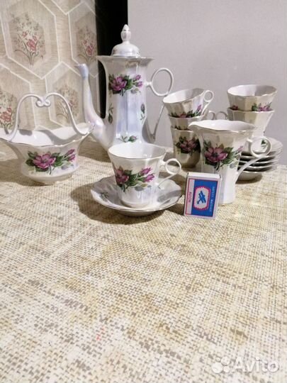 Сервиз кофейный. Коростеньский фарфор
