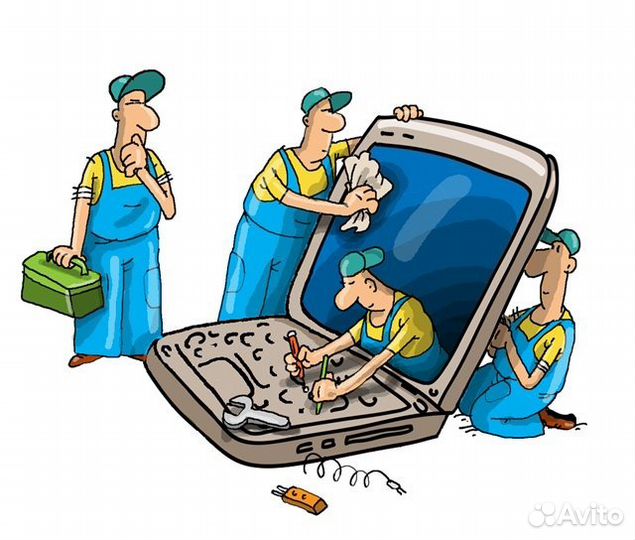 Ремонт компьютеров, ноутбуков, планшетов и телефон