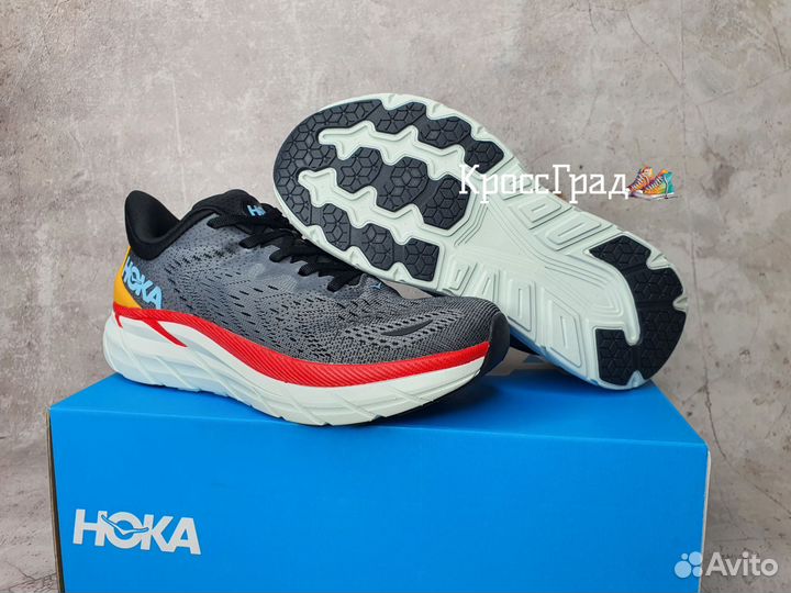 Кроссовки беговые Hoka. Огонь