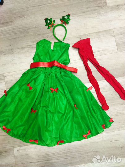 Карнавальный костюм для девочки. Ёлочка