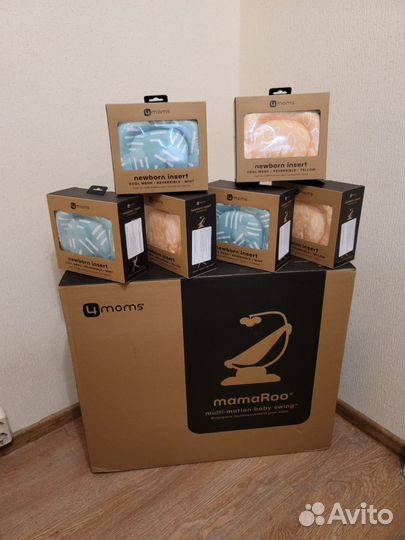 4moms новые вкладыши для качелей версии 5.0 NEW