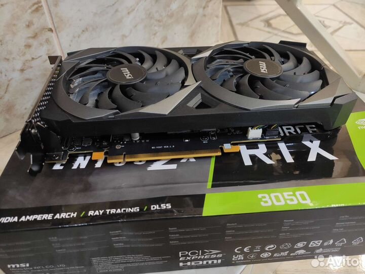 Видеокарта rtx 3050 msi ventus (не использ.)