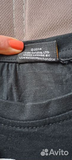 Футболка группы kiss, официальный мерч