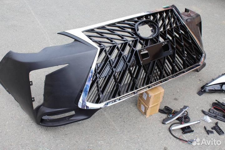 Fortuner 2015+ Бампер с дхо стиль Lexus TRD O1YO2