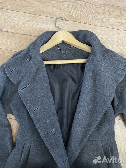 Пальто женское 42 44 серое