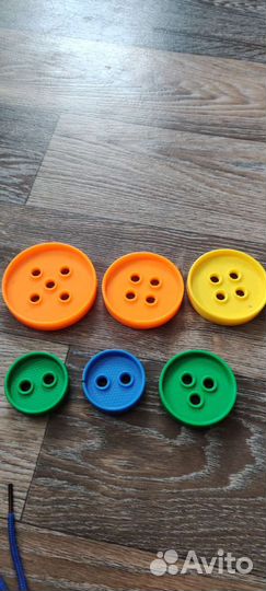 Развивающая игра пуговицы и балансир