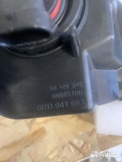 Противотуманые фары VW polo