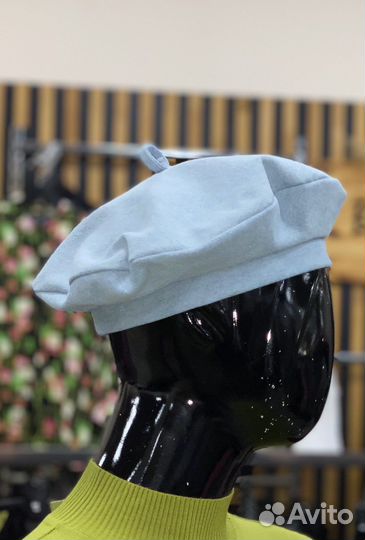 Берет джинсовый