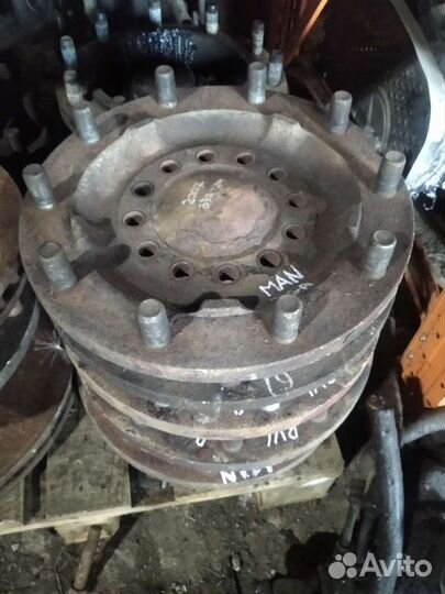 Фланец передней ступицы MAN TGA/ TGS