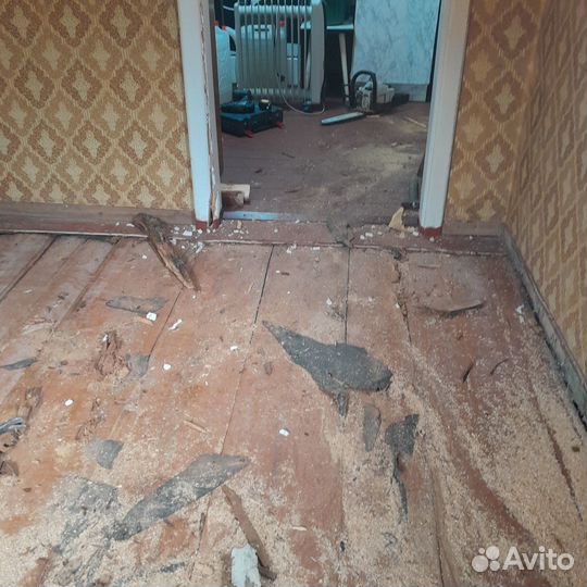 Ремонт деревянного пола и перекрытий за 1 день