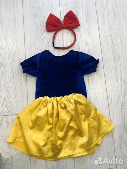 Костюм белоснежки 92