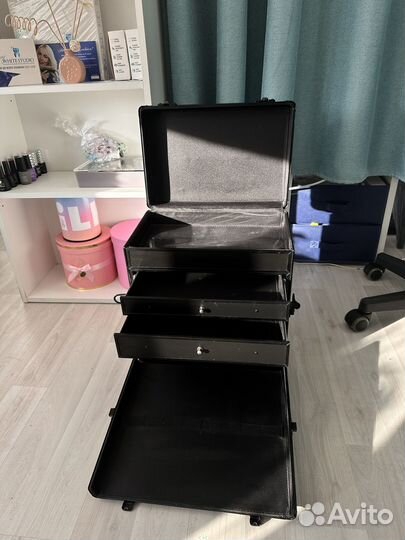 Косметичка чемодан на колесах