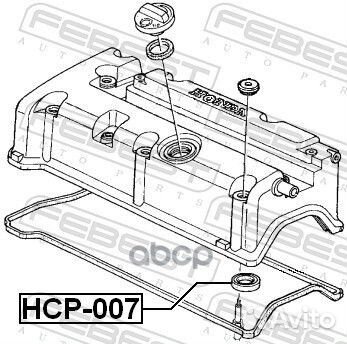 Прокладка свечного колодца HCP-007 Febest