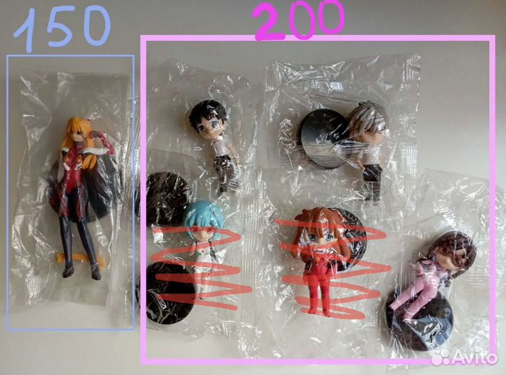 Новые аниме фигурки Евангелион