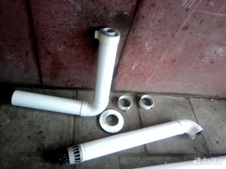 Коаксиальные трубы для настенного котла
