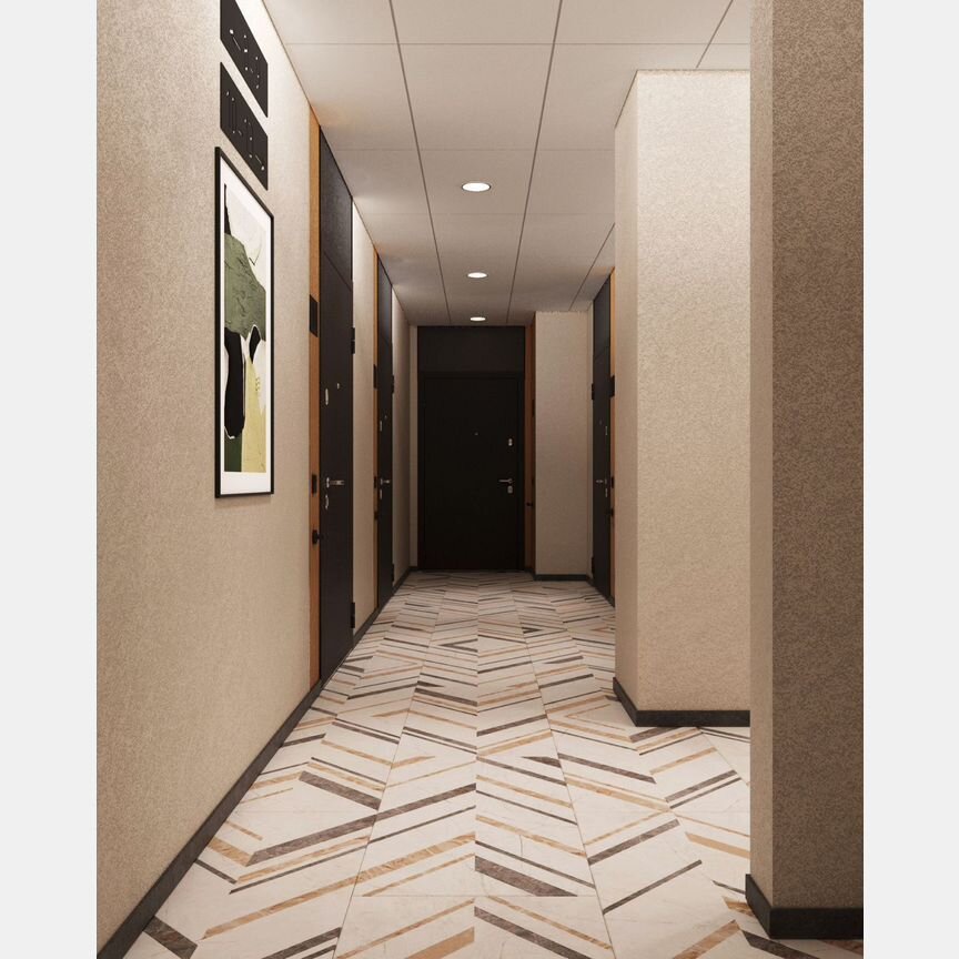 3-к. квартира, 65,2 м², 8/25 эт.