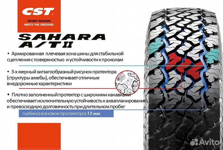 CST Sahara A/T II 315/70 R17 121Q
