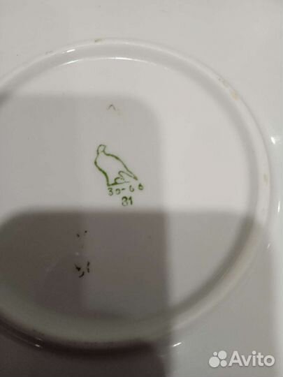 Блюдо большое сирень Дулево