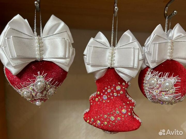 Новогодние шары ручной работы