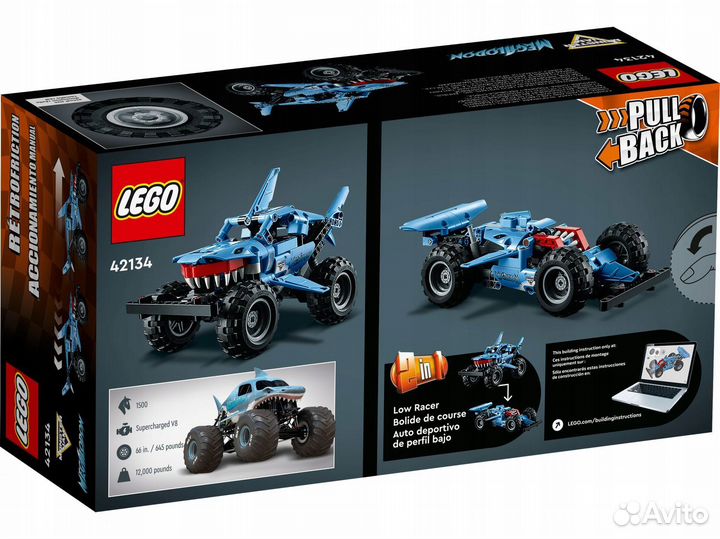 Конструктор lego Technic Monster Jam Megalodon