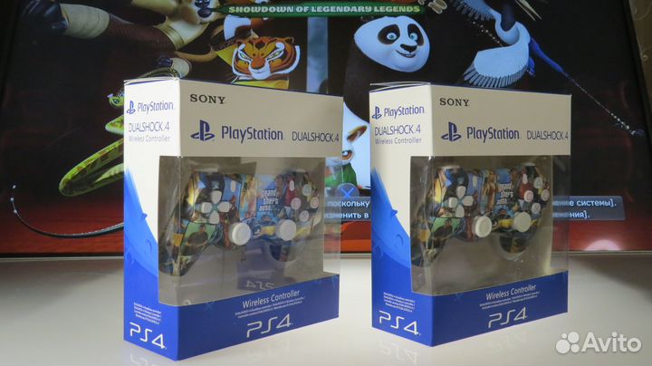 Джойстики для PS4 DualShock PS4 V2 gta 5 edition