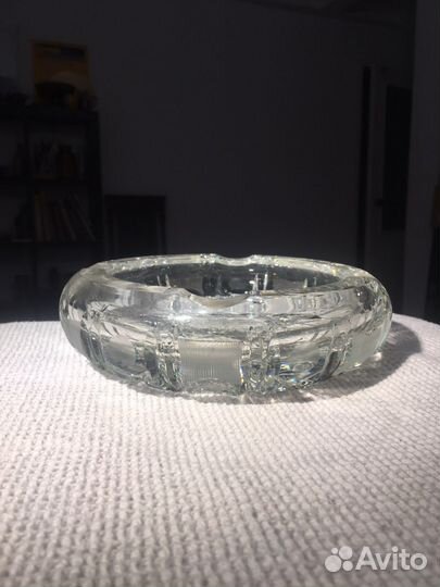 Хрустальная пепельница СССР большая