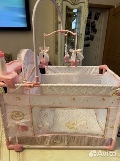 Кроватка манеж для кукол, куклы, пупс