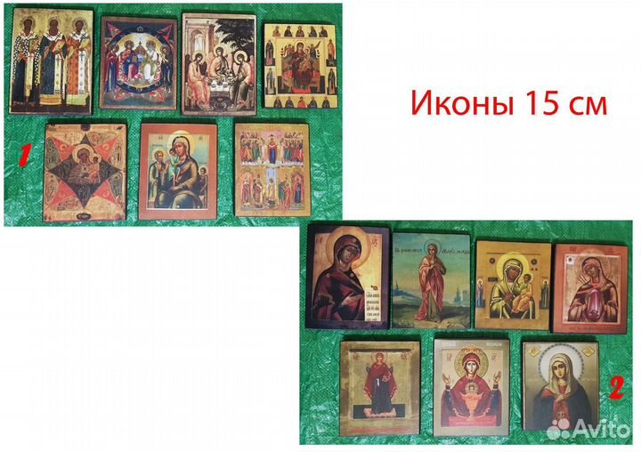 Икона 10,15,20см различные лики