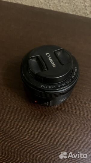 Объектив canon 50mm 1 8 stm