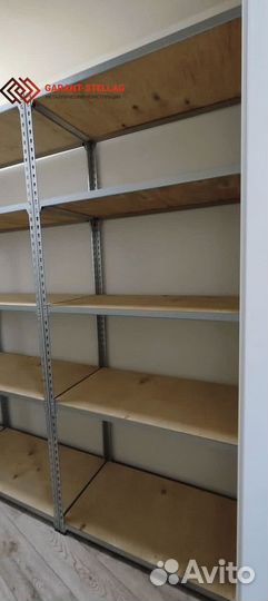 *Продается надежный стеллаж с фанерным настилом**